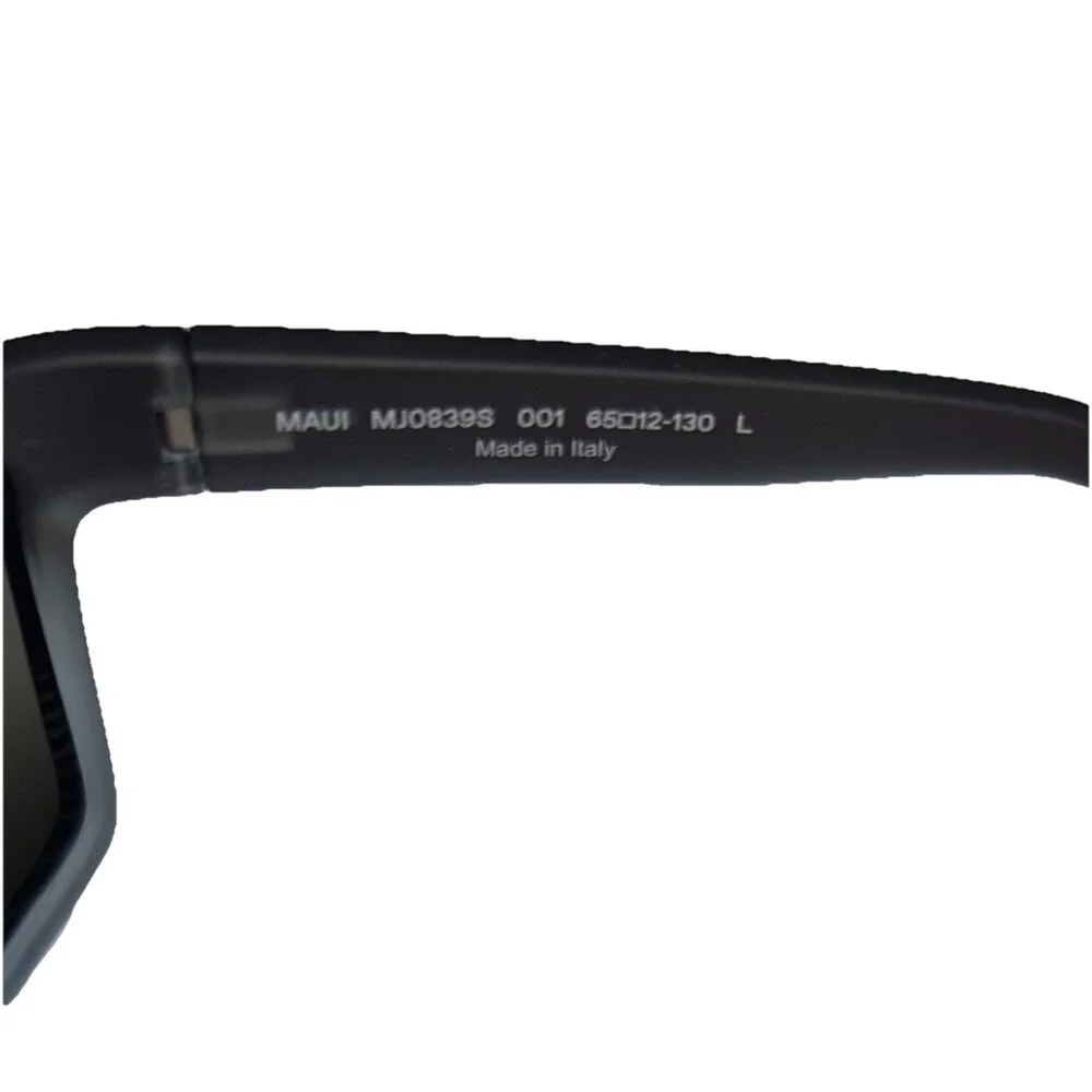 Maui Jim Alenuihaha MJ0839S 001 Polarized Sunglasses Grey /Black Gray Stripe L - Picture 5 of 7